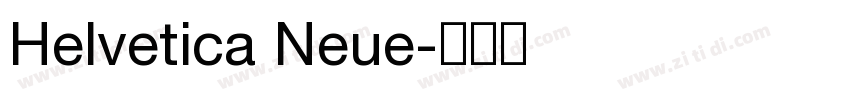 Helvetica Neue字体转换